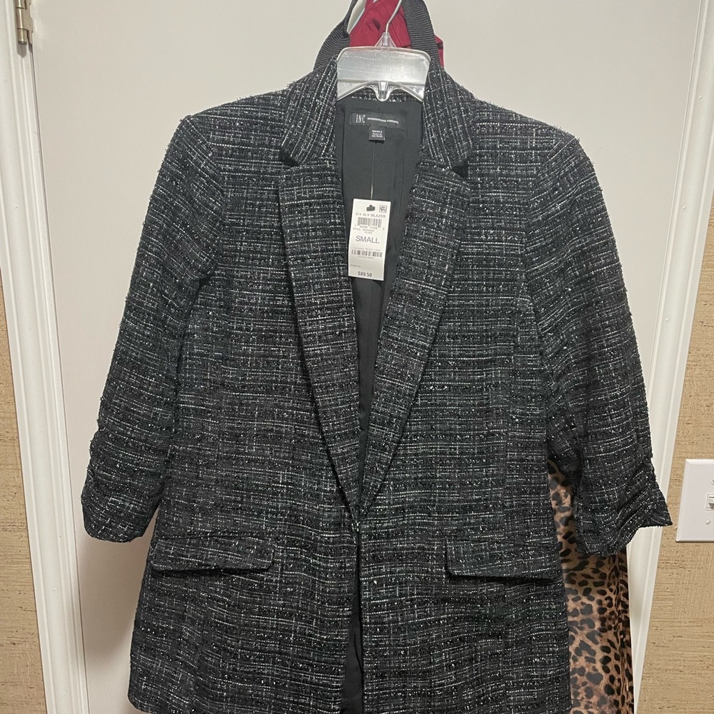 Jacket blazer with classy sparkle